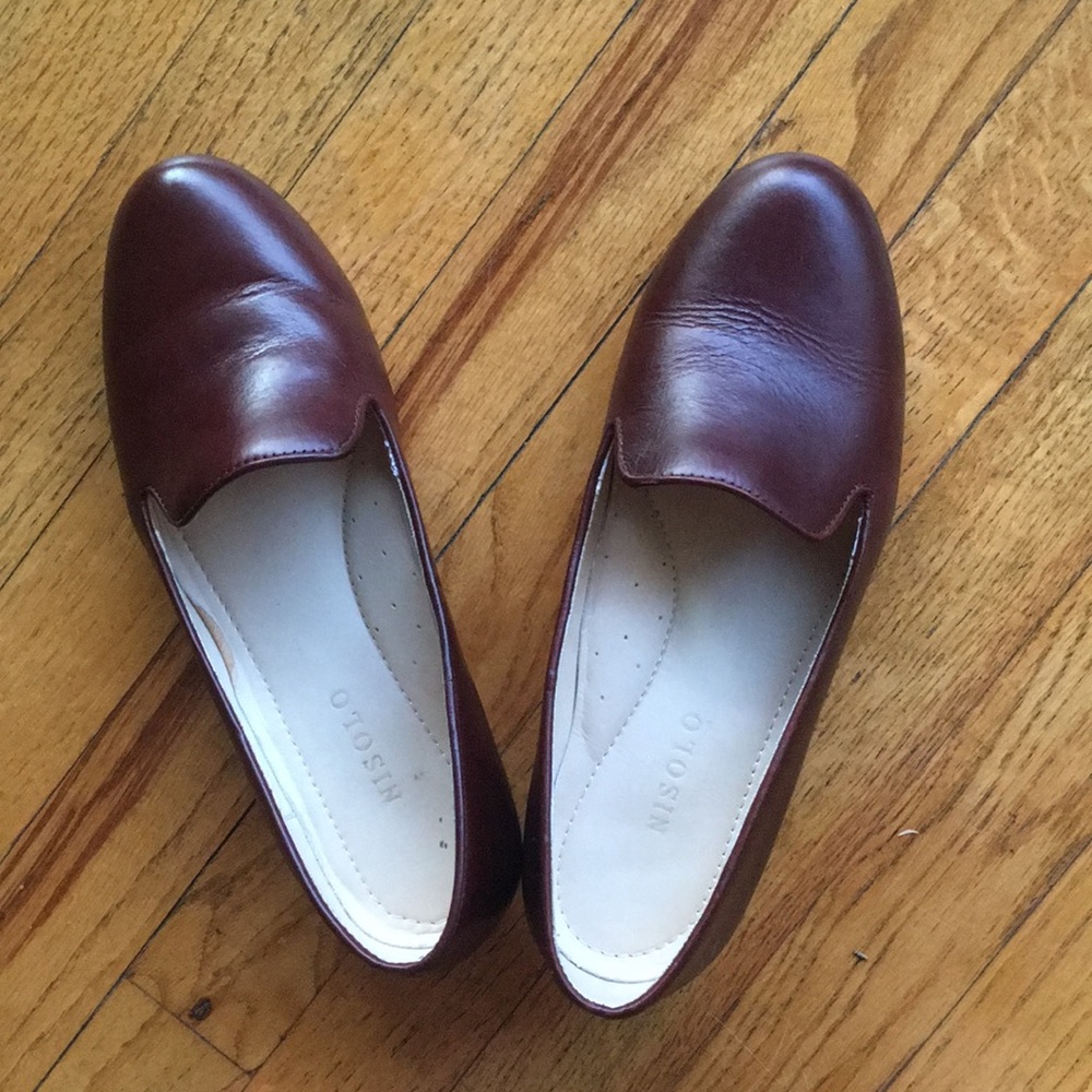 Nisolo Burgundy Smoking Shoes